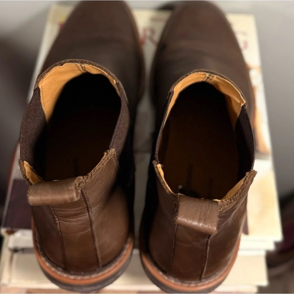 Black Brown Black Crown 1826 Dark Brown Leather Men’s Ankle Boots